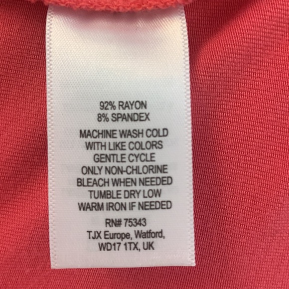 Like new! Cynthia Rowley Punch Pink maxi dress with pockets - size Large - Picture 8 of 8